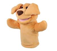 Mikinona Plush Dog Hand Puppet with Movable Mouth Soft Animal Hand Puppet for Adults Role Play Interactive for Storytelling and Parent Communication Washable and Fits
