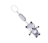 Mikinona Plush Fox Wind Chime Hanging Toy for Baby Infant Crib Stroller Soft Grasping Animal Hanging Accessory for Newborns and Toddlers