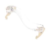 Mikinona Portable Acrylic Violin Shoulder Pad with Comfortable Curved Latex Design, Handmade Advanced Style Violin Supporter for Musical Instrument Appliance