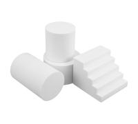 Mikinona Portable and Convenient Eva Foam Photography Background Props in White, Ladder and Cylinder Shapes, for Product and Makeup Tools Photography in Indoor Studios