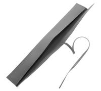 Mikinona Portable Drumstick Holder Bag Capacity PU Material Lightweight Drum Stick Pouch for Percussion Mallets Brushes Deep Gray