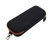 Mikinona Portable Dual Microphone Carry Bag Breathable EVA Mic Storage Case with Orange Lining for Travel and Protective Electronics Organizer