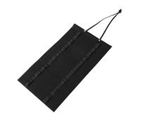 Mikinona Portable Foldable Felt Drumstick Holder with Display Function and Noise Reduction for Musicians on The Go, Minimalist Design Hanging Drumstick Rack Organizer for Percussion Sticks