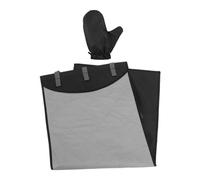 Mikinona Portable Foldable Over The Door Ironing Board with Steam Glove Heat Resistant Clothes Steamer Mat for Travel and Home Use Space Saving Wrinkle Remover for Compact Laundry Rooms and