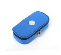 Mikinona Portable Insulin Cooler Bag Oxford Travel Medical Storage Pouch for Diabetic Supplies Blue Compact Organizer for Medicine Snacks and Cosmetics