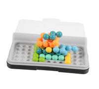 Mikinona Portable Intelligent Educational Beads for Hand-eye Coordination and Creative Thinking Development Safe Plastic Pyramid Mind Puzzle Game for Boys