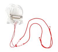Mikinona Portable Keys Kalimba Thumb Piano Acrylic Mini Finger Piano for Beginners Sound Simple Design for Music Lovers and Performance