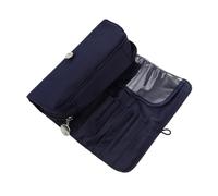 Mikinona Portable Makeup Brush Holder Pouch Multi-Functional Cosmetic Storage Bag for Travel Cloth Makeup Organizer for Toiletries for Lip Gloss Nail Polish and Brushes