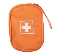 Mikinona Portable Medical Bag Small Travel Medicine Organizer with Handle Lightweight Outdoor Emergency Storage Pouch for Camping Hiking Home Office