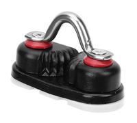 Mikinona Portable Metal Cam Cleat with Guide Ring Lightweight Outdoor Rope Cleat for Kayak Canoe Dinghy Practical Sailing Boat Replacement Accessory Compact Design