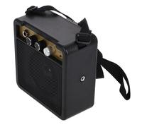 Mikinona Portable Mini Spark Amp Bass Guitar and Electric Guitar Amplifier 5W Amp with Adapter for Beginners
