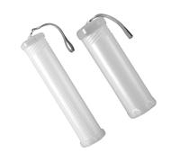 Mikinona Portable Plastic Pen Storage Box Lightweight Telescopic Pencil Organizer for Students and Artists 2 Pieces