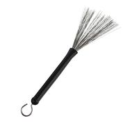 Mikinona Portable Stainless Steel Wire Brush Jazz Drum Brush for Percussion Instruments Compact Design Hook for and Stable Performance