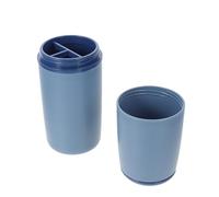 Mikinona Portable Travel Wash Cup Multipurpose Toothbrush Holder Storage Case for Brushing The Go for Hotel and Camping Trips