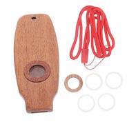 Mikinona Portable Wooden Kazoo with Food Grade Beeswax Care Compact Lightweight Mouth Instrument for Beginners Adults Easy to Play Without Music Theory Stylish and Practical Random Color