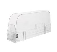 Mikinona Practical Wide Cigarette Display Rack with Transparent Cover Auto Push Cigarette Show Case for Shops Sturdy and Reliable Design with Front Easy to Operate and Clean Fits Standard