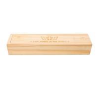 Mikinona Pregnancy Box Keepsake: Pregnancy Test Box for Surprise Dad - Wood Baby Reveal Test Keepsake Holder for Husband Grandparents