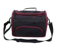 Mikinona Professional Hairdressing Carrying Bag Canvas Organizer with Shoulder Strap Large Compartment for Scissors Hair Dryers Straighteners Lightweight Salon Equipment Pouch