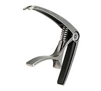 Mikinona Professional Metal Guitar Capo Silver Snake Pattern Tone Modified Clamp for Acoustic and Electric Guitars Quick One-handed Repositioning Tuning Accessory