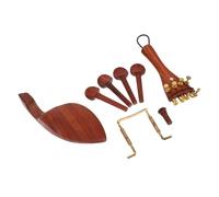 Mikinona Professional Violin Repair Accessories Jujube Wood Chin Rest Edge Hook for Beginner