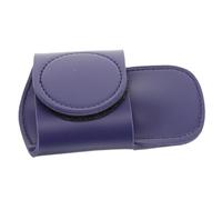 Mikinona PU Leather Stethoscope Clip Holder with Hook Loop Fastener Compact and Medical Accessory for Nurses and Doctors Easy One-hand Use Secure Hip Fixing for Professional Use
