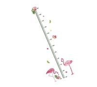 Mikinona PVC Height Measuring Sticker Growth Chart with Cartoon Animals Removable Wall Decal Ruler for Boys Bedroom Nursery Decoration and Growth Tracking