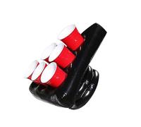 Mikinona PVC Inflatable Hat Tray Air Blow Game Prop for Party Birthday Wedding Carnival Christmas Fun Triangular Beer Holder