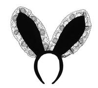 Mikinona Rabbit Ear Hair Decor Animals Headband Cosplay Headdress Party Headbands Women Headdress for Photo