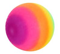 Mikinona Rainbow Inflatable Beach Ball PVC Playground for Outdoor Colorful Patting Ball Lightweight Wear Fun Hand Foot Coordination