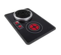 Mikinona Realistic Induction Cooker for Battery-powered Pretend Play Kitchen Appliance with Lights and Sounds Safe Materials Boys and Kitchen Accessories