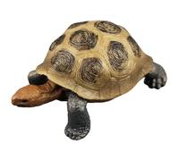 Mikinona Realistic Land Turtle Model Figurine Smooth Plastic Tortoise Ornament Educational for Home Garden Decor Enhances Cognitive Development and Imaginative Play