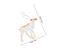 Mikinona Realistic Polar Animal Model Decor for Home Sand Board Adornment PVC Arctic Wildlife Figurines with Fine Details Suitable Gift for Family and Friends