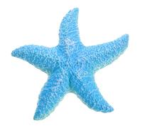 Mikinona Realistic Simulation Seastar Figurine Educational Animal Model for Vivid Blue Soft Sea Star for Garden Decoration and Early Learning