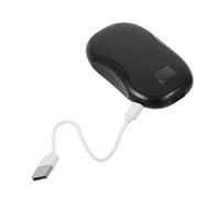 Mikinona Rechargeable Mini Hand Warmer with USB Power Bank Digital Temperature Control Heat Levels Portable Pocket Heater for Outdoor Camping and Daily Use