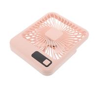 Mikinona Rechargeable Small Desk Fan with Quiet Operation Digital Speed Display Portable USB Powered for Indoor Outdoor Use Hanging and Standing Modes Compact Powerful Cooling for Office