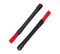 Mikinona Red Easy to Handle and Skid-proof Plastic Drumsticks for Drumset Percussion Instrument for Jazz Drumming and Drum Accessories