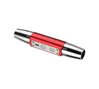 Mikinona Red Jade Flashlight USB Powered Aluminium Alloy Handheld Light