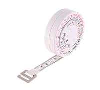 Mikinona Retractable Body Tape Measure with Round Bmi Calculator for Precise Waist and Fat Measurement Plastic Fitness Measuring Tape for Health Management and Accurate Body Tracking