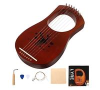 Mikinona Retro Reindeer Piano String Harp for String Instrument Enthusiasts Crafts Harp Lyre Design for Home Decor Ancient Style Playing