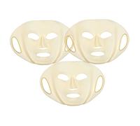Mikinona Reusable Silicone 3pcs Set, Stretchable Ear-hook Silicone Facial Holder for Skincare, Beauty Therapy, Prevents Evaporation and Enhances Serum Absorption