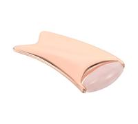 Mikinona Rose Gold Guasha Face Tool with Rolling Head for Contour Hugging Facial Massage Cooling Aging Skin Care Eye Massager Stick for Lifting and Stimulating Facial Flow