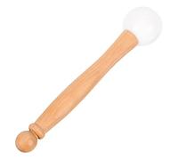Mikinona Rubber Singing Bowl Mallet Wooden Handle Sound Bowl Striker for Yoga Mindfulness Tibetan Meditation