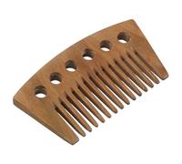 Mikinona Sandalwood Wide Tooth Comb for Curls Durable Static Hair Detangler with Natural Grain Smooth Glide for Thick Tangled Hair Gentle Massage Tool for Men and Women Daily Grooming