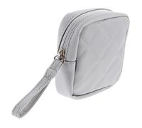 Mikinona Sanitary Napkin Storage Bag Multi-Function Period Pouch Portable PU Organizer for Daily Use Compact Makeup Bag for Women Reusable Tampon Holder for Travel