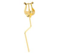 Mikinona Saxophone Lyre Clamp Music Sheet Holder Lightweight Portable Stand for Alto Sax Universal Compatibility Adjustable Angles for Marching Bands Outdoor Performances