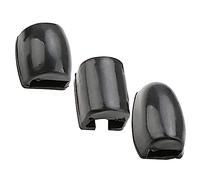 Mikinona Saxophone Side Key Pads Heightening Risers Finger Rest Accessory 3pcs Silicone Black Universal Fit for Saxophones Comfortable Relieves Fatigue for Beginners and Musicians