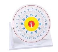 Mikinona Scientific Sundial Model DIY Sun Clock Educational Home Decor Teaching Instrument for Students Shadow Measurement Tool