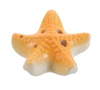 Mikinona Sea Creature Ceramic Musical Instrument Six Hole Ocarina Cute Boys and Girls Toy for Beach Party Music Learning