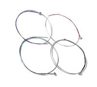 Mikinona Set of 4 Steel Core Violin Strings G D A E with Silver Ball End for Beginning Students Suitable for 4/4 Violin Replacement and Practice