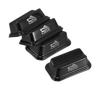 Mikinona Ship Model Holder 4pcs Black Plastic, Anti-Slip Display Pedestals with Stable Support for Builders, Home and Museum Use